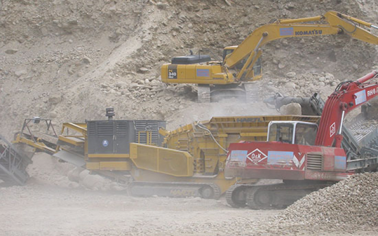 Volumen³ auf einer Hartl Brechanlage